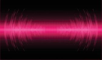 Sound waves oscillating dark light vector