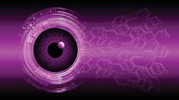 eye cyber circuit future technology concept background vector