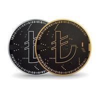 Turkish Lira Digital Coin vector