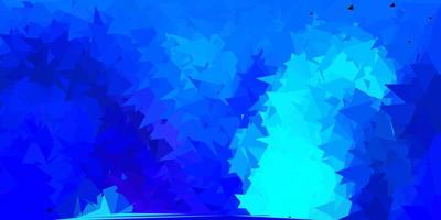 Dark blue vector poly triangle template