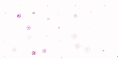 ilustraciones naturales de vector amarillo rosa claro con flores
