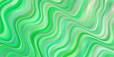 Light Green vector template with wry lines Gradient illustration in simple style with bows Pattern for websites landing pages