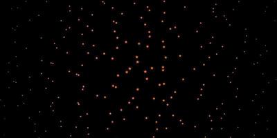 Dark Orange vector pattern with abstract stars Modern geometric abstract illustration with stars Best design for your ad poster banner