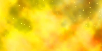 Light Orange vector background with colorful stars Decorative illustration with stars on abstract template Pattern for websites landing pages
