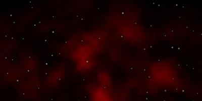 Dark Red vector texture with beautiful stars Decorative illustration with stars on abstract template Theme for cell phones