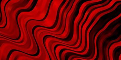 Light Red vector template with wry lines Abstract gradient illustration with wry lines Best design for your ad poster banner