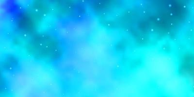 Light BLUE vector layout with bright stars Colorful illustration with abstract gradient stars Theme for cell phones