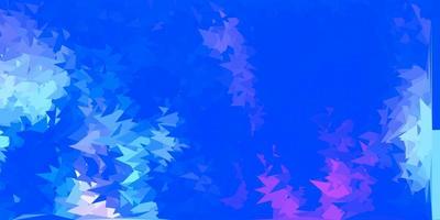 Dark pink blue vector abstract triangle pattern