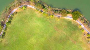 Aerial view of park photo