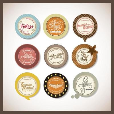 Elegance label vector illustration