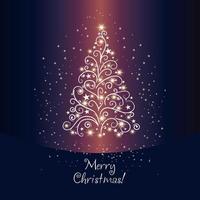 Christmas decorative background design vector