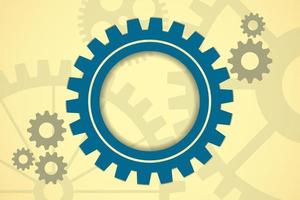 gears creative background design vector