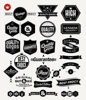 Vintage badges design vector