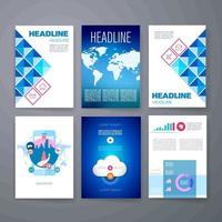 Headline template design vector