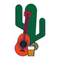 Mexico culture cartoons vector