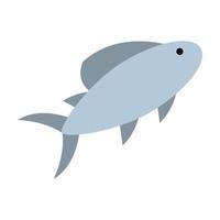 Ilustración de vector de icono de pescado