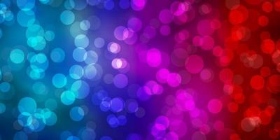 Light Blue Red vector texture with disks