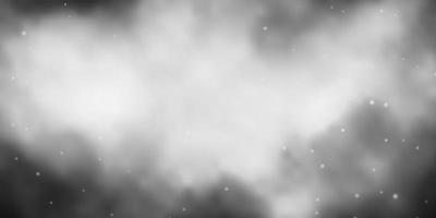 Light Gray vector layout with bright stars