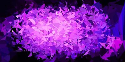 Dark purple vector gradient polygon layout