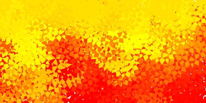 Light orange vector template with triangle shapes