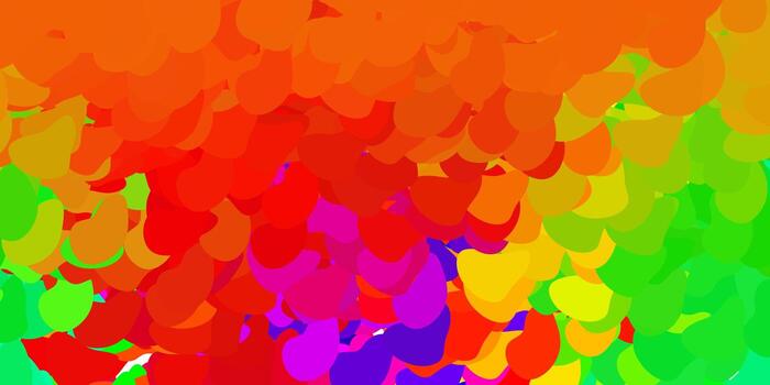 Dark green red vector template with abstract forms