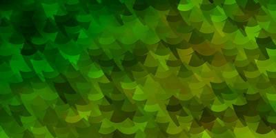 Light Green Yellow vector background in polygonal style