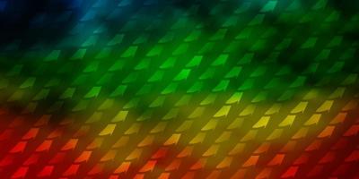 Dark Multicolor vector pattern in square style