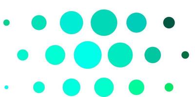 Light Green vector pattern with spheres