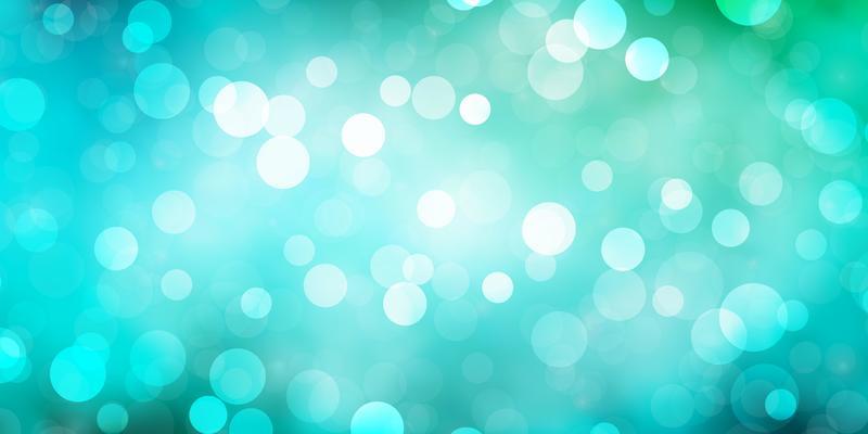 Light Blue Green vector pattern with circles