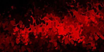 Dark red vector pattern with abstract shapes