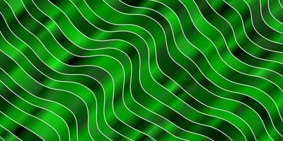 Light Green vector background with wry lines