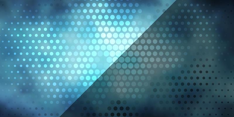 Dark BLUE vector template with circles