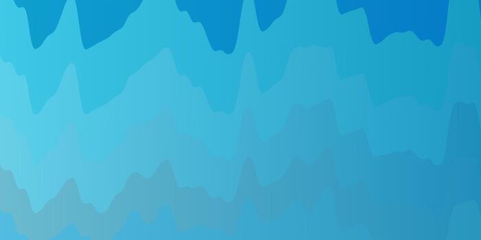 Light BLUE vector pattern with curved lines