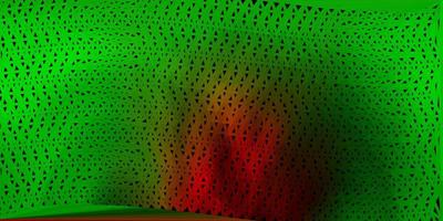 diseño poligonal geométrico vector rojo verde claro