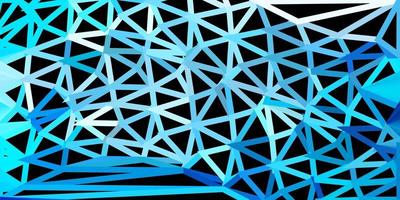 Light blue vector triangle mosaic backdrop