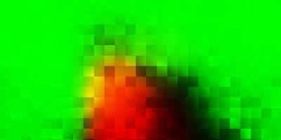 Light green red vector texture with memphis shapes