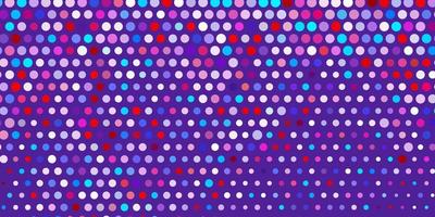 Light blue red vector background with bubbles