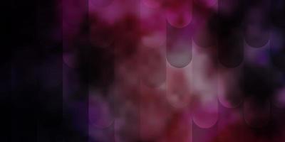 Dark Pink Blue vector background with lines