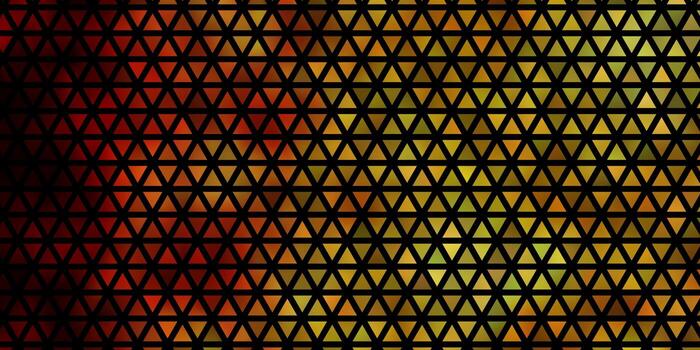 Light Orange vector layout with lines triangles