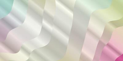 Light Multicolor vector background with bent lines