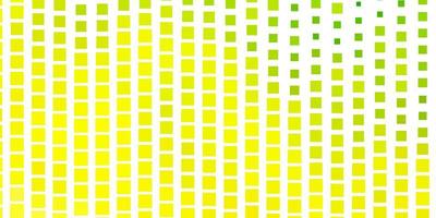 textura de vector amarillo verde claro en estilo rectangular