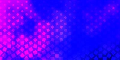 Dark Pink Blue vector pattern in square style