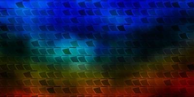 Dark Multicolor vector texture in rectangular style