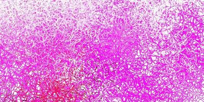 diseño de vector rosa púrpura claro con líneas torcidas
