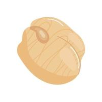 potatoes tuber fresh isolated icon vector