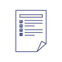 document paper report isolated icon vector