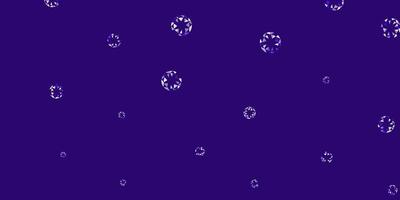 Light purple vector pattern with spheres