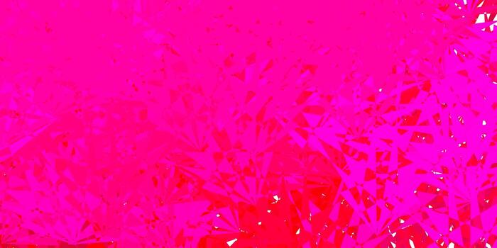 Light pink vector texture with random triangles