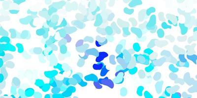 Light blue vector background with random forms