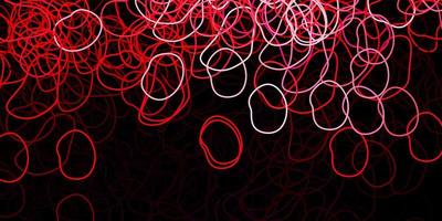 Dark pink red vector backdrop with chaotic shapes